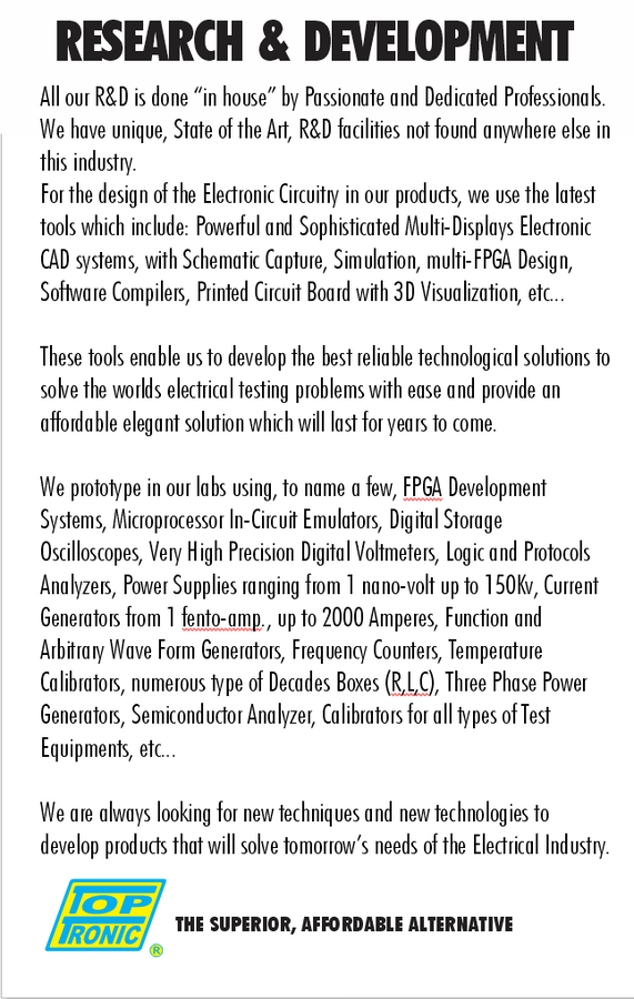 About TOPTRONIC 1
